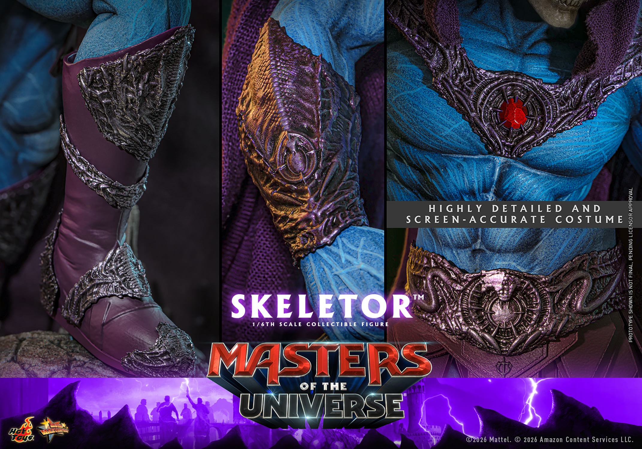Masters of the Universe Skeletor Sixth Scale Figure  (Prototype Shown) View 22