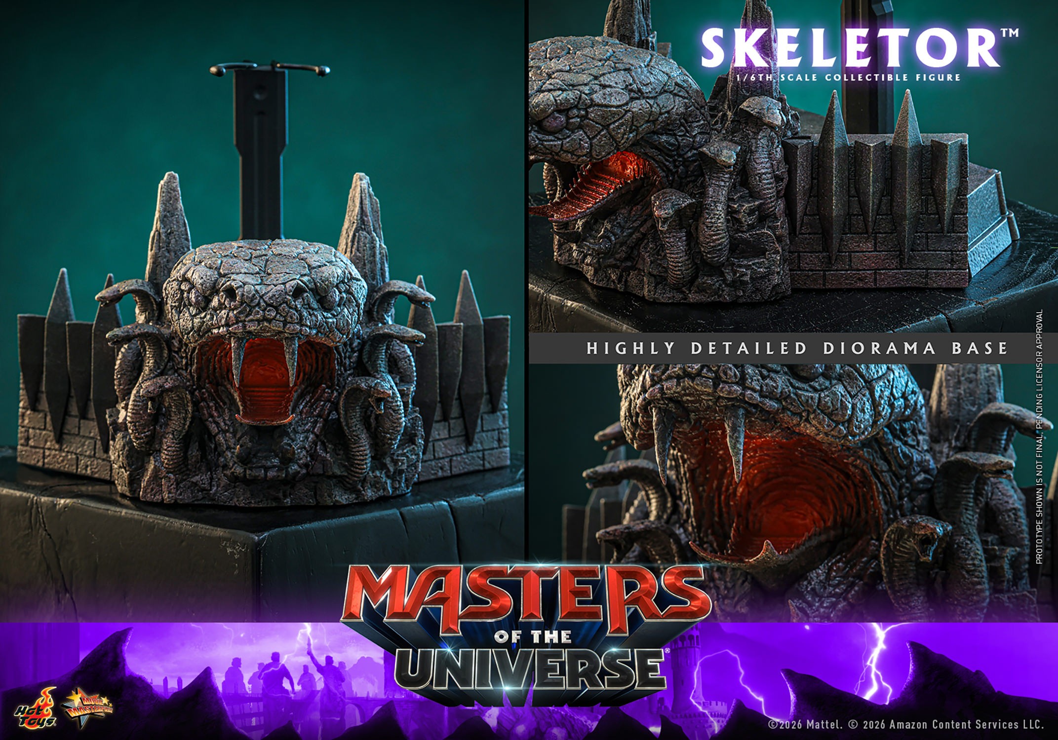 Masters of the Universe Skeletor Sixth Scale Figure  (Prototype Shown) View 24