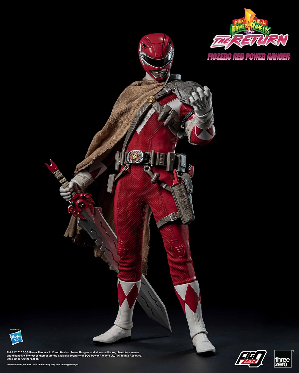 Red Power Ranger Sixth Scale Figure by Threezero | Sideshow