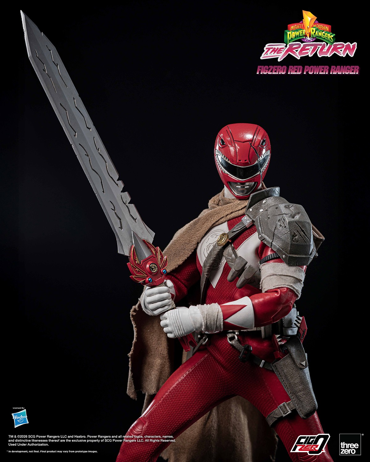 Red Power Ranger Sixth Scale Figure by Threezero | Sideshow