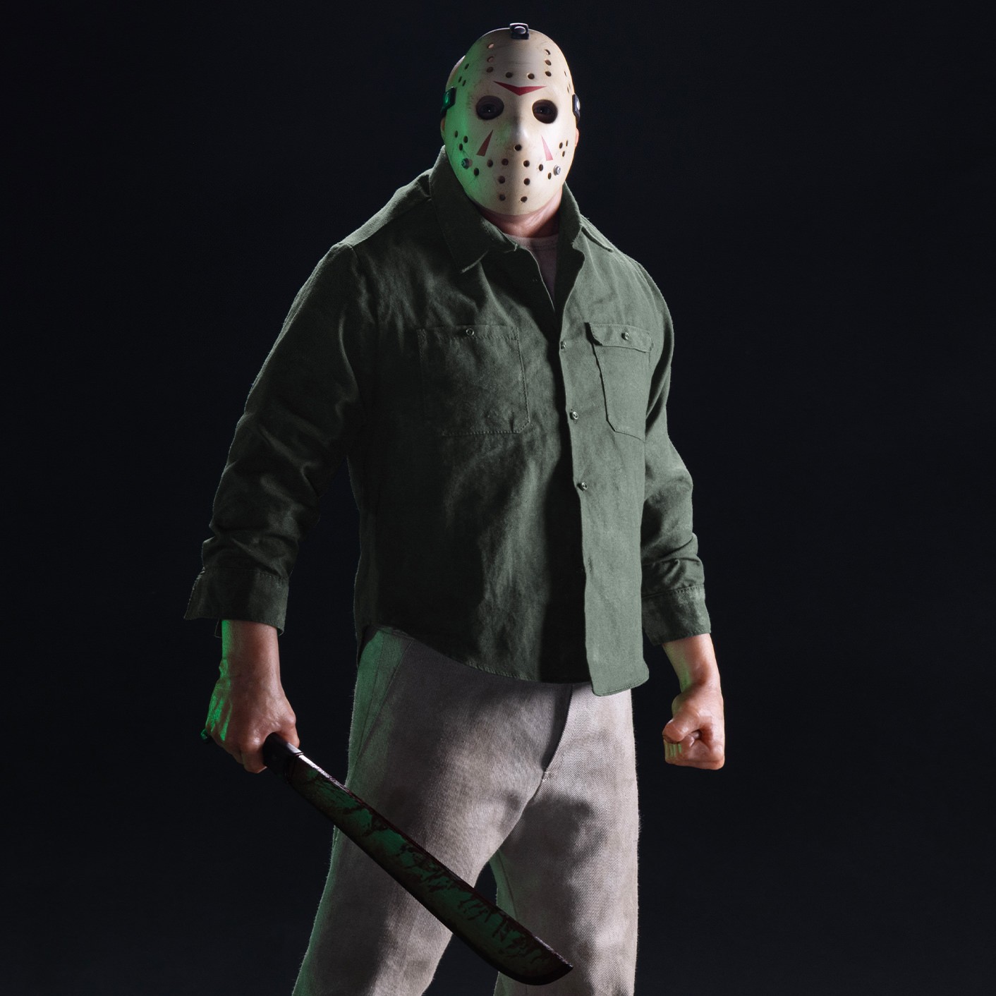 Friday the 13th Jason “Part 3” 1:3 Scale Statue  (Prototype Shown) View 1