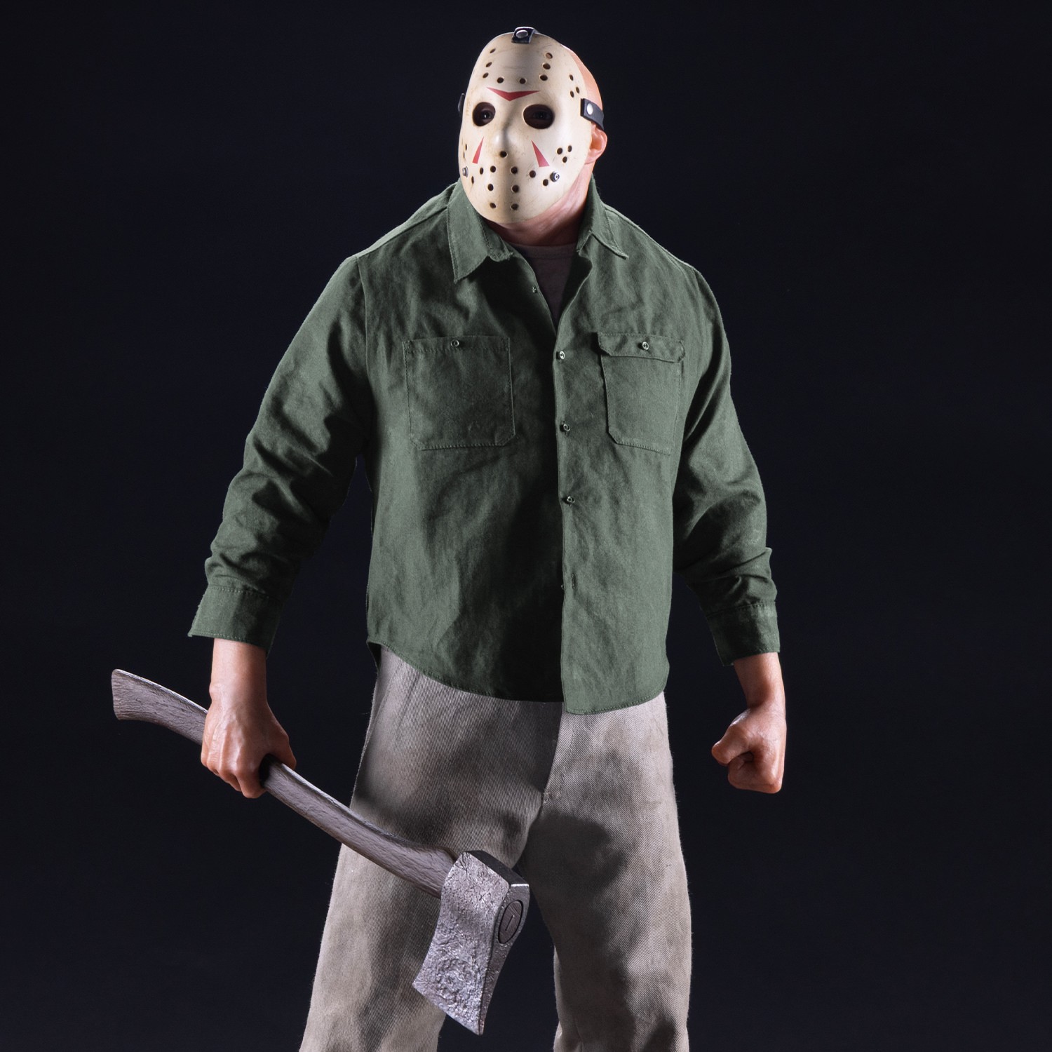 Friday the 13th Jason “Part 3” (Deluxe Edition) 1:3 Scale Statue  (Prototype Shown) View 1