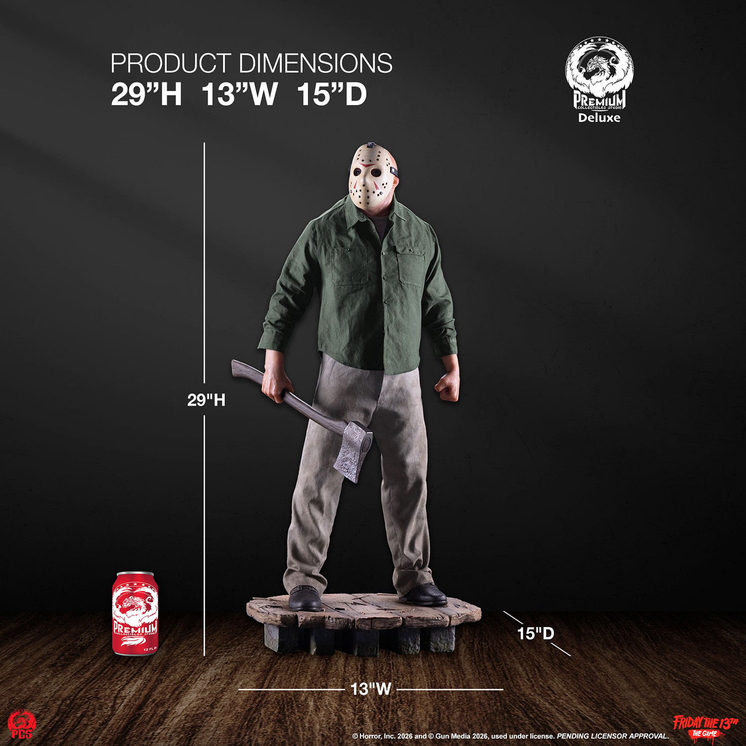 Friday the 13th Jason “Part 3” (Deluxe Edition) 1:3 Scale Statue  (Prototype Shown) View 2