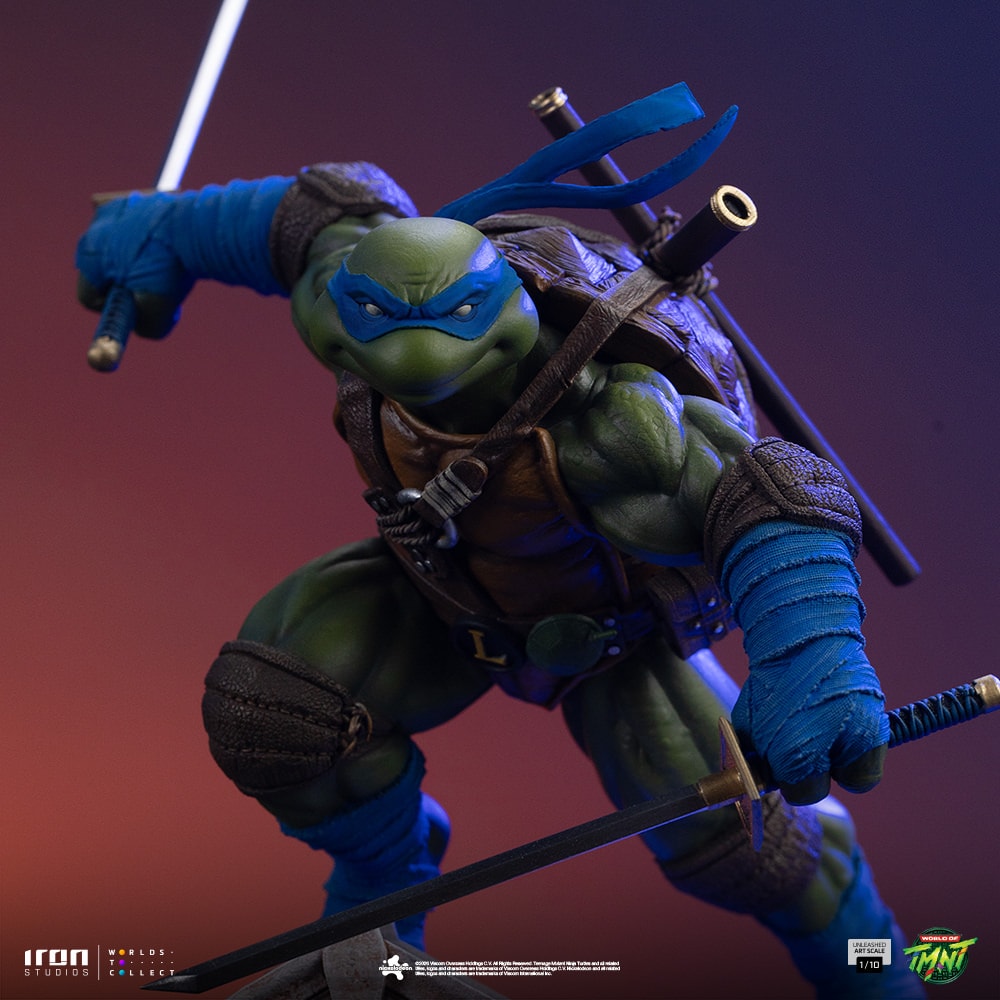 Teenage Mutant Ninja Turtles Leonardo 1:10 Scale Statue  (Prototype Shown) View 3