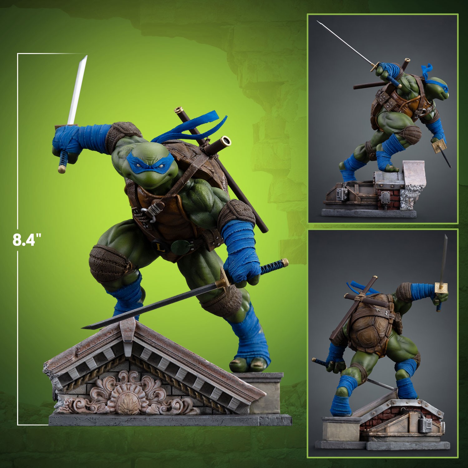 Teenage Mutant Ninja Turtles Leonardo 1:10 Scale Statue  (Prototype Shown) View 2