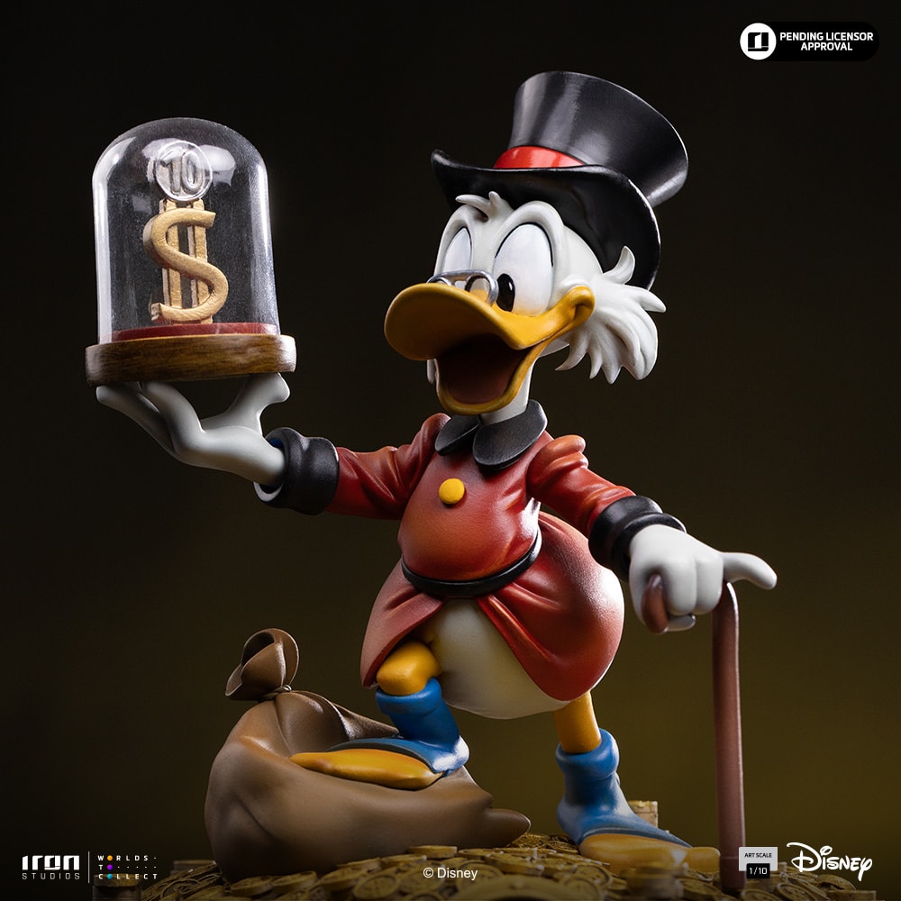 Disney Uncle Scrooge McDuck 1:10 Scale Statue  (Prototype Shown) View 1