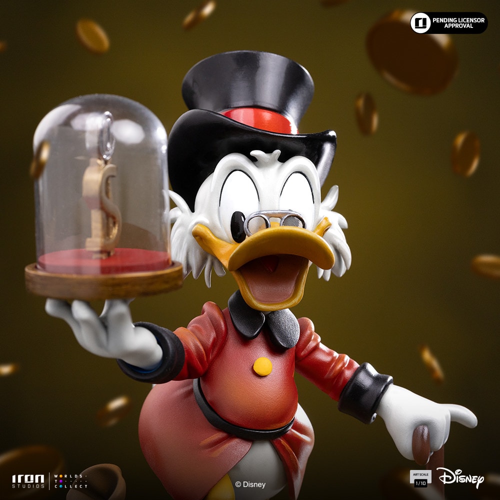 Disney Uncle Scrooge McDuck 1:10 Scale Statue  (Prototype Shown) View 3