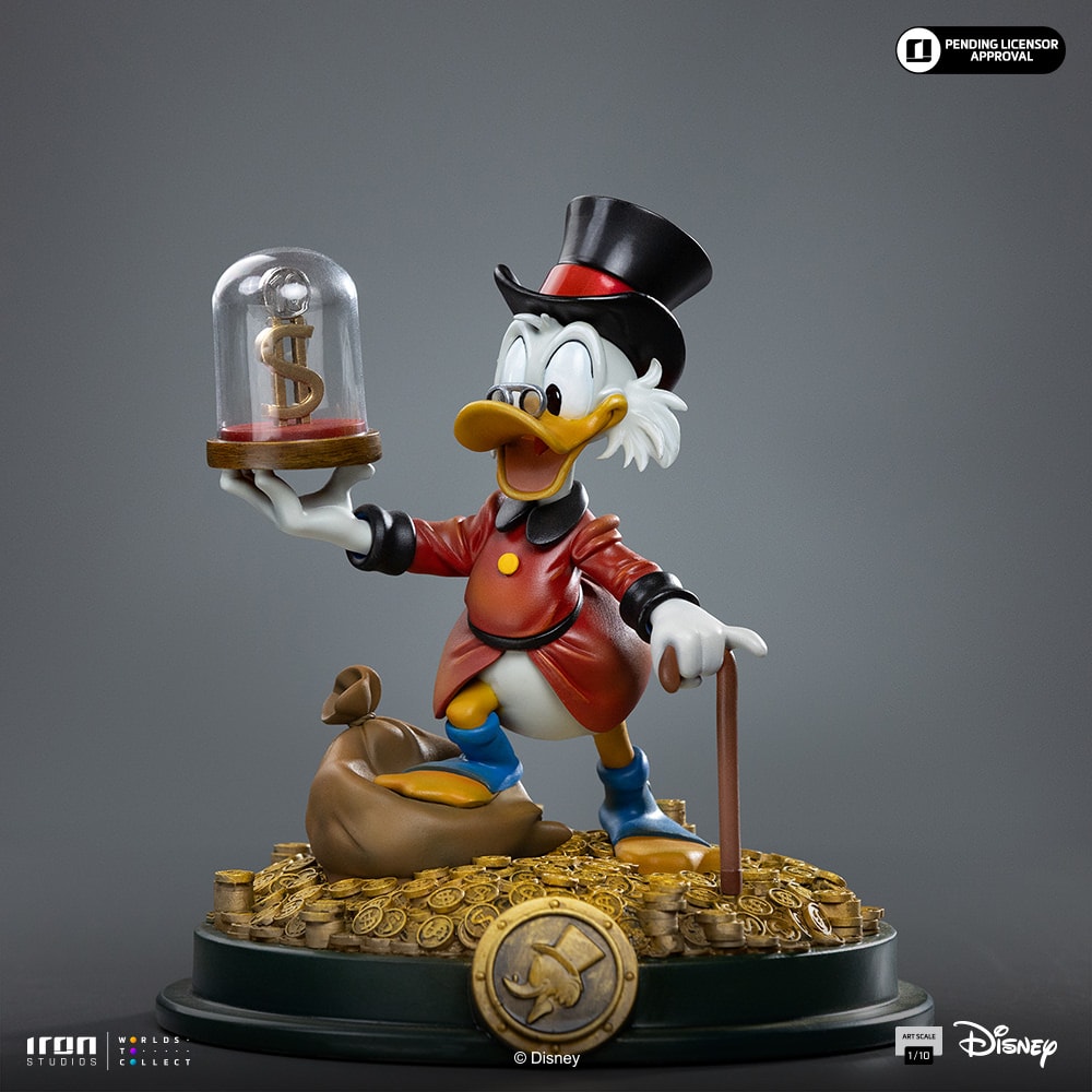 Disney Uncle Scrooge McDuck 1:10 Scale Statue  (Prototype Shown) View 9