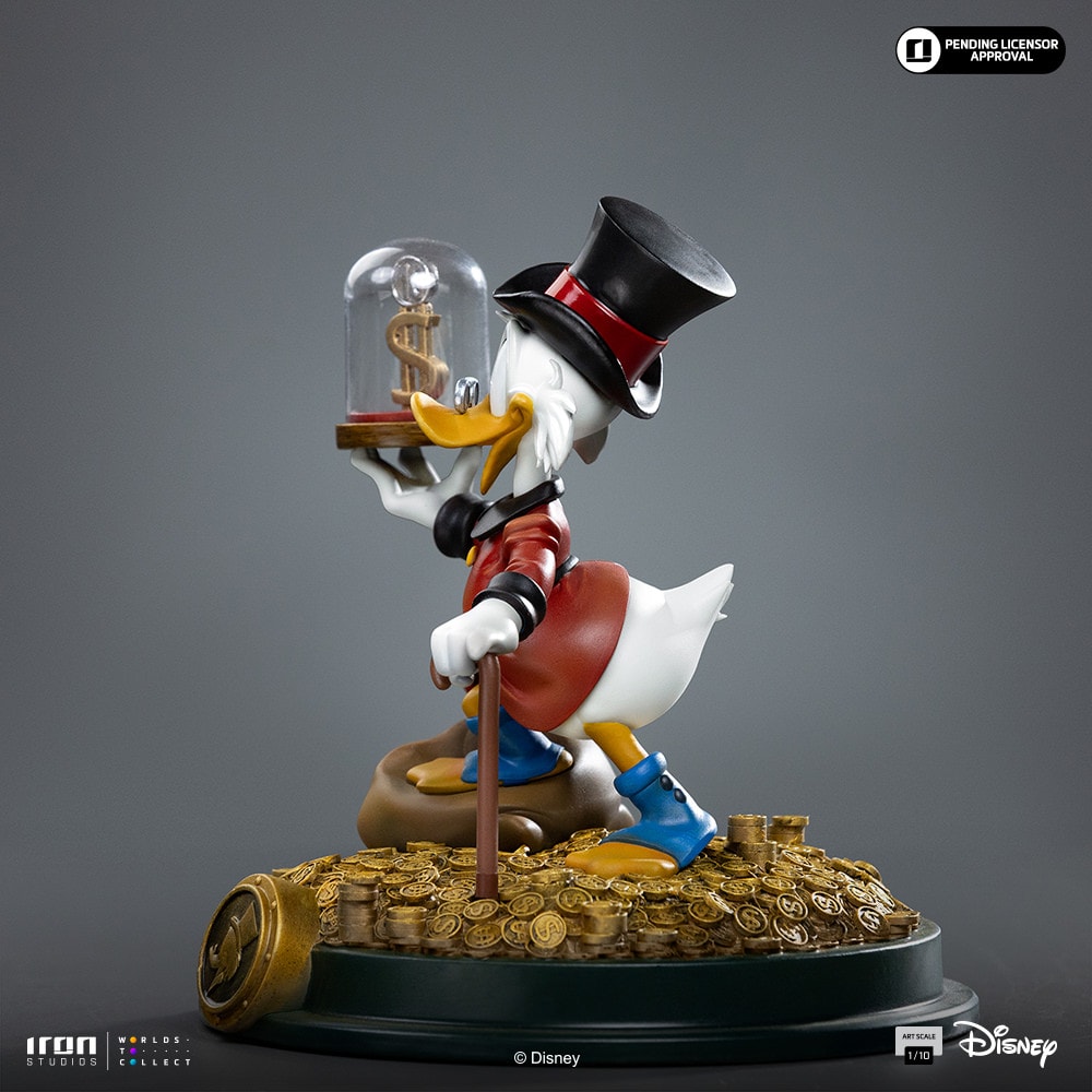 Disney Uncle Scrooge McDuck 1:10 Scale Statue  (Prototype Shown) View 10