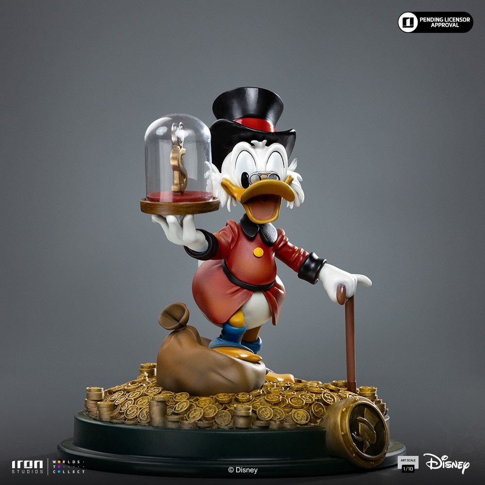 Disney Uncle Scrooge McDuck 1:10 Scale Statue  (Prototype Shown) View 12