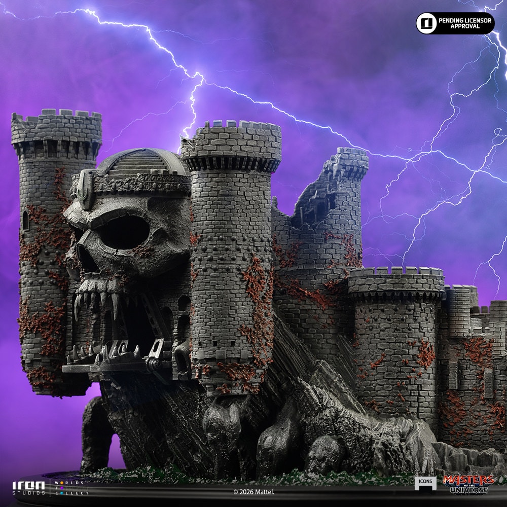 Masters of the Universe Castle Grayskull Statues  (Prototype Shown) View 1