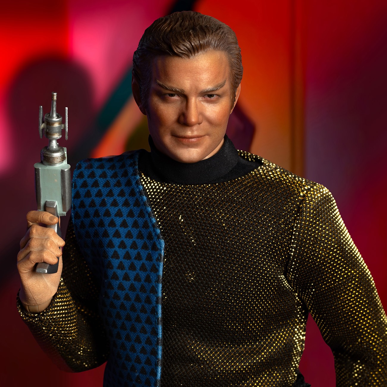 Star Trek Captain James T. Kirk (Romulan Disguise) Sixth Scale Figure  (Prototype Shown) View 1