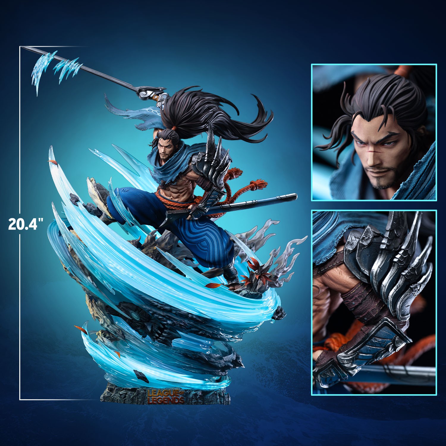 League of Legends The Unforgiven Yasuo Statues  (Prototype Shown) View 2