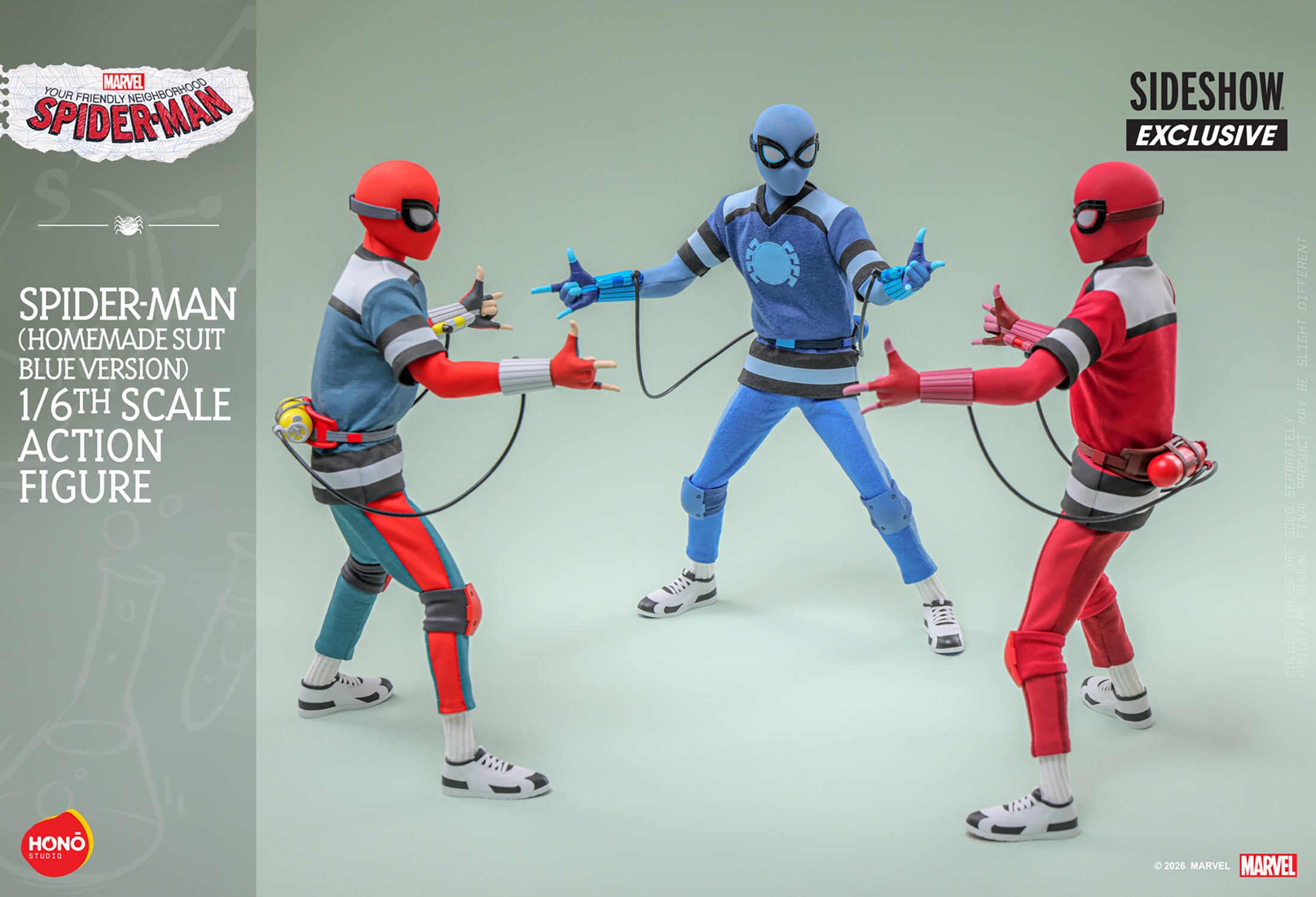 Marvel Spider-Man (Homemade Suit Blue Version) Action Figure  (Prototype Shown) View 19