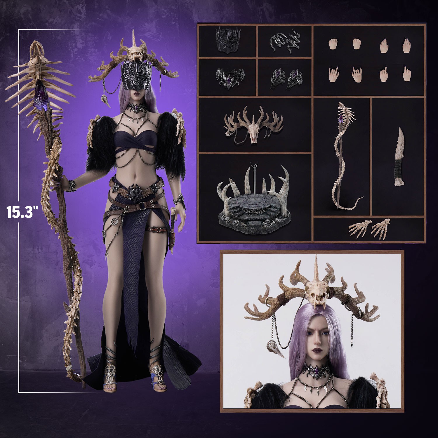 TBLeague Serpent Kin – Calamity Sixth Scale Figure  (Prototype Shown) View 2