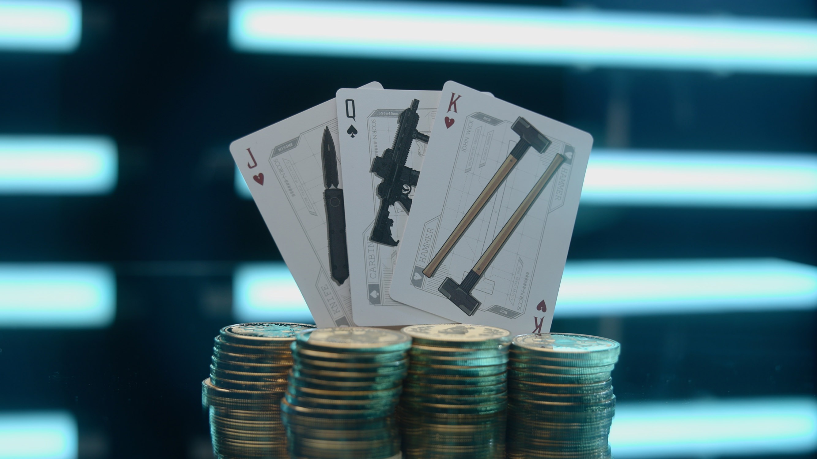 John Wick Poker Chip Set by Pirate Gold Poker | Sideshow Collectibles