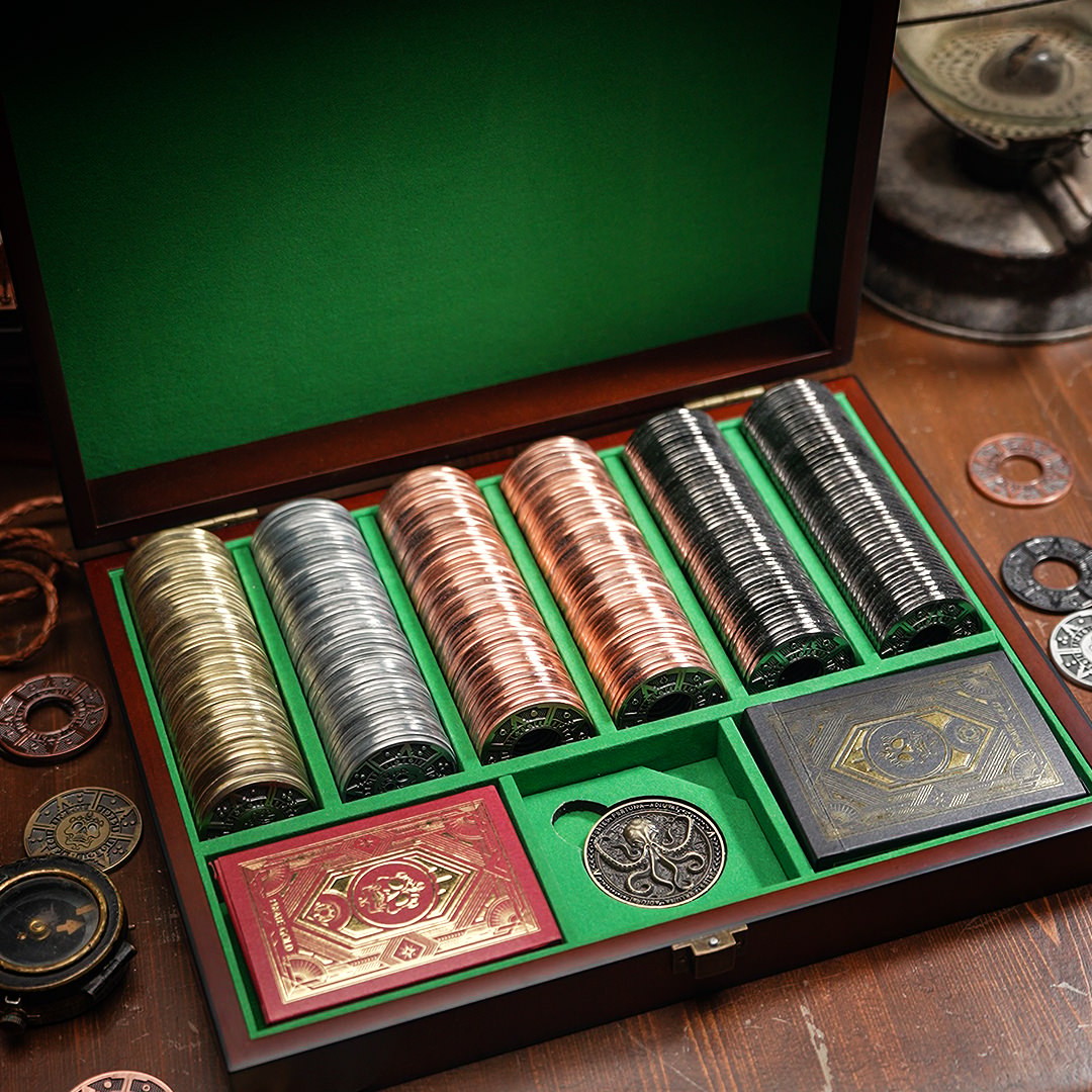 Pirate Gold Poker Pirate Gold "Bundle of Loot" Poker Chip Set Poker Chip Set  (Prototype Shown) View 1
