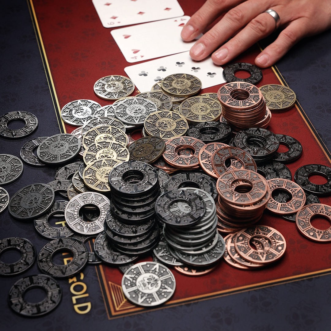 Pirate Gold Poker Pirate Gold "Bundle of Loot" Poker Chip Set Poker Chip Set  (Prototype Shown) View 2