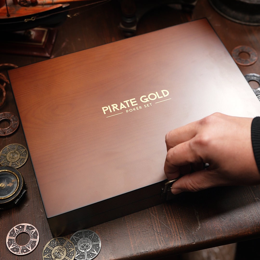 Pirate Gold Poker Pirate Gold "Bundle of Loot" Poker Chip Set Poker Chip Set  (Prototype Shown) View 7