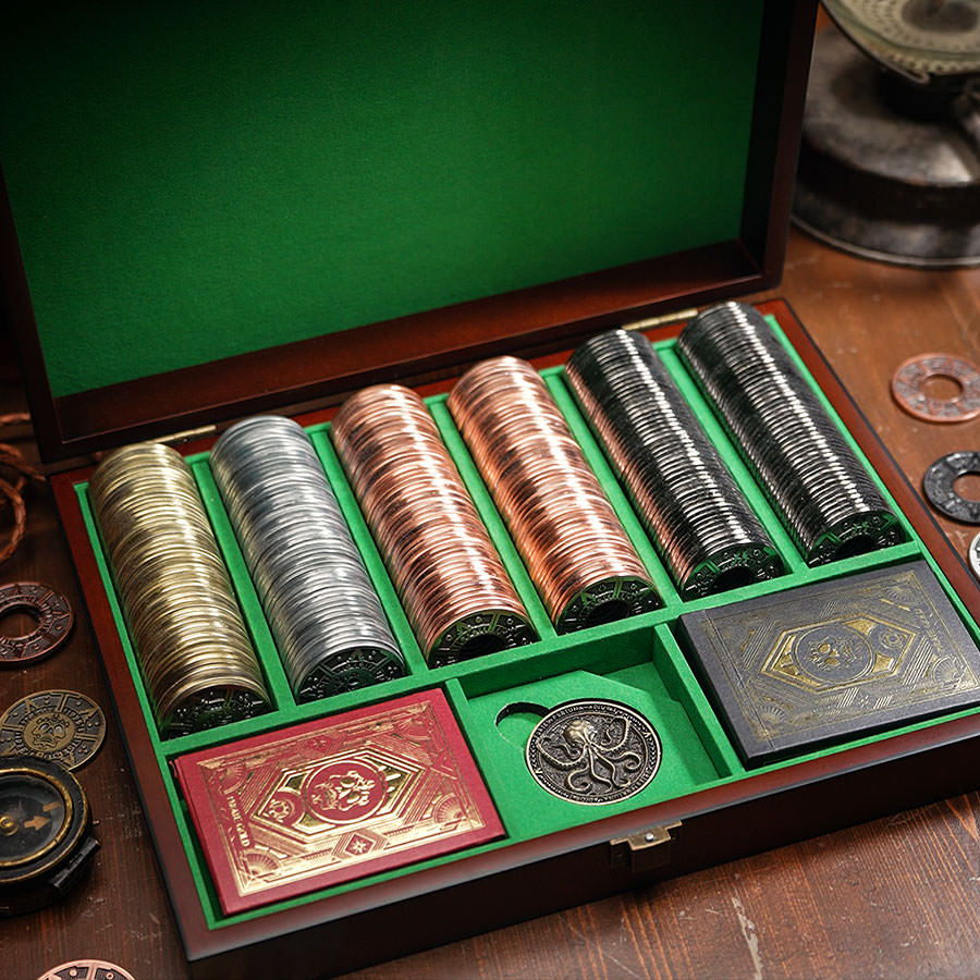 Pirate Gold Poker Pirate Gold "Bundle of Loot" Poker Chip Set Poker Chip Set  (Prototype Shown) View 18