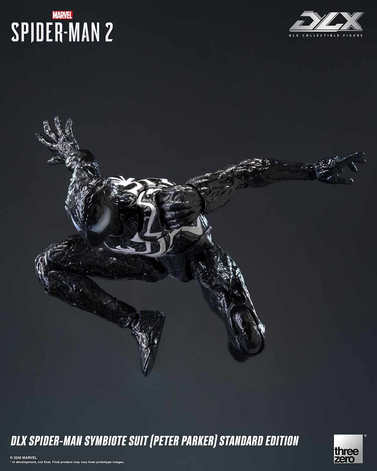 Marvel DLX Spider-Man Symbiote Suit (Peter Parker) Action Figure  (Prototype Shown) View 8