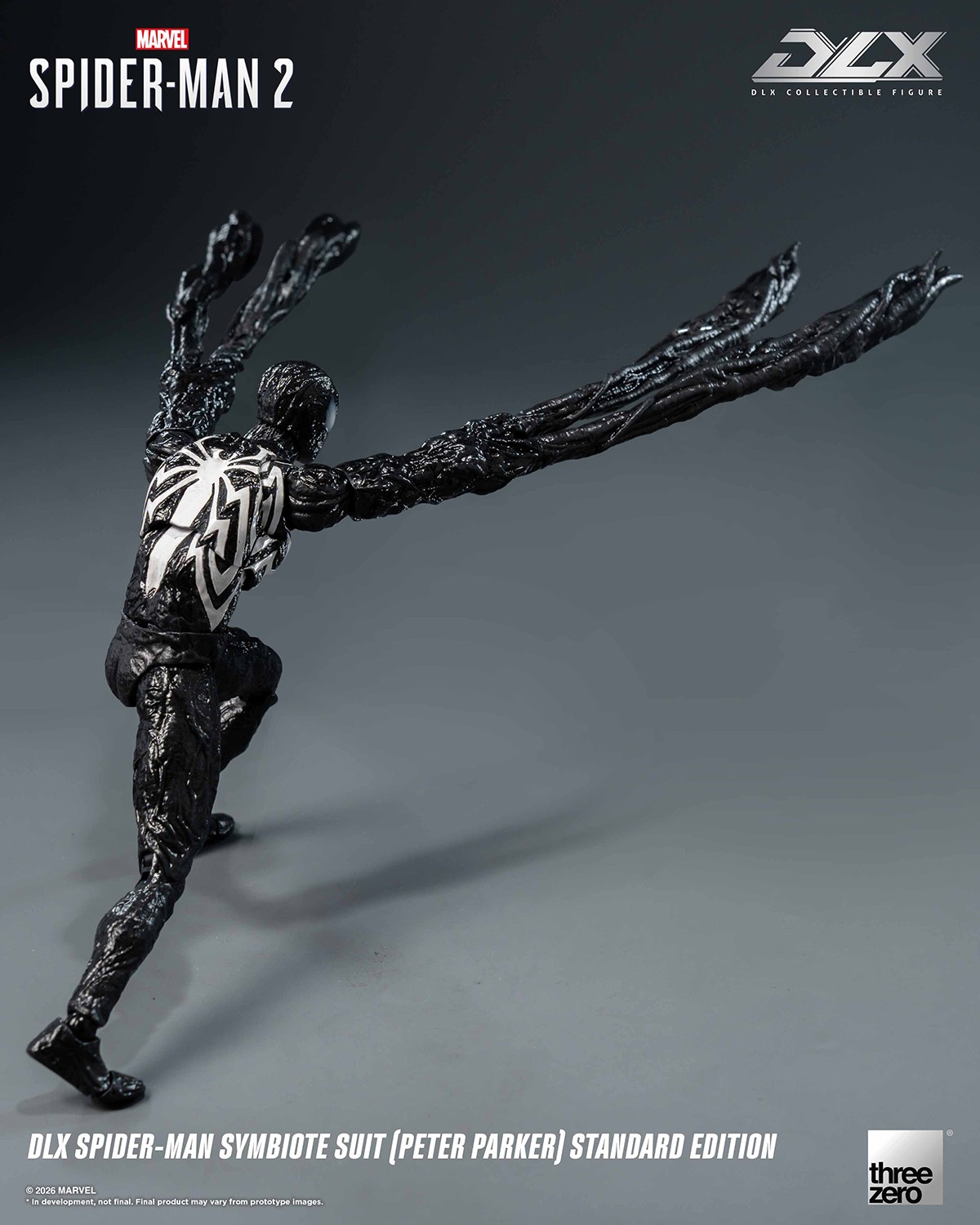 Marvel DLX Spider-Man Symbiote Suit (Peter Parker) Action Figure  (Prototype Shown) View 11