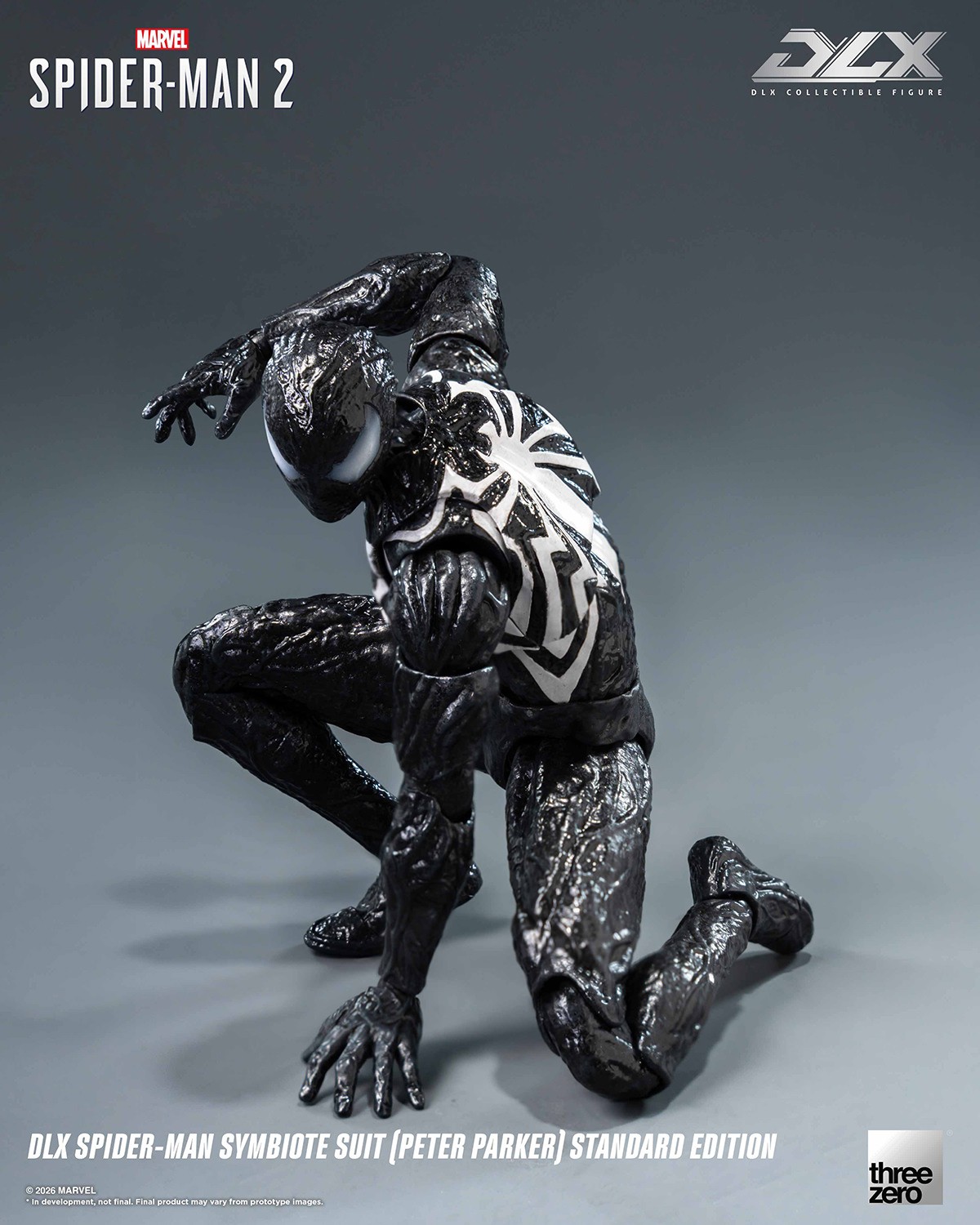 Marvel DLX Spider-Man Symbiote Suit (Peter Parker) Action Figure  (Prototype Shown) View 12