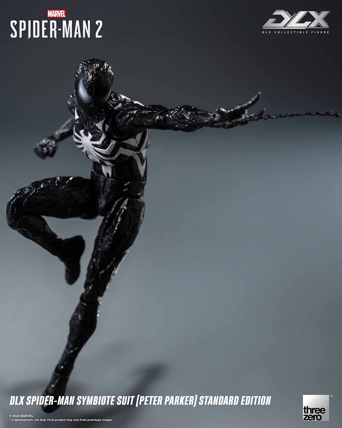 Marvel DLX Spider-Man Symbiote Suit (Peter Parker) Action Figure  (Prototype Shown) View 13