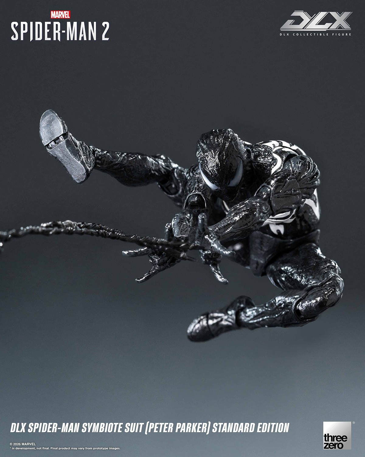 Marvel DLX Spider-Man Symbiote Suit (Peter Parker) Action Figure  (Prototype Shown) View 14
