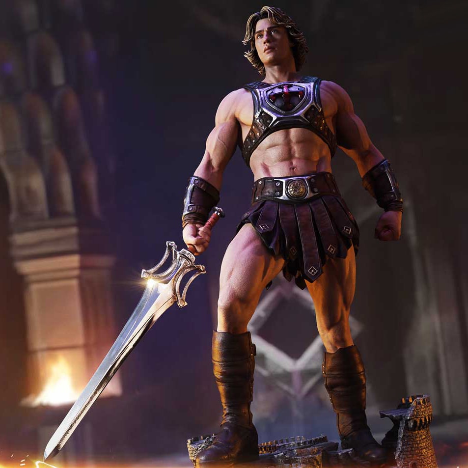Masters of the Universe He-Man 1:3 Scale Statue  (Prototype Shown) View 1