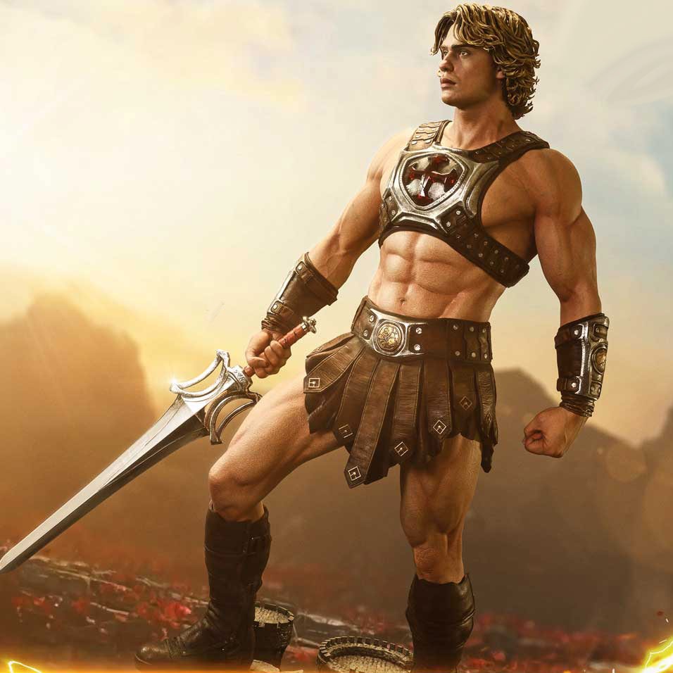Masters of the Universe He-Man 1:3 Scale Statue  (Prototype Shown) View 4