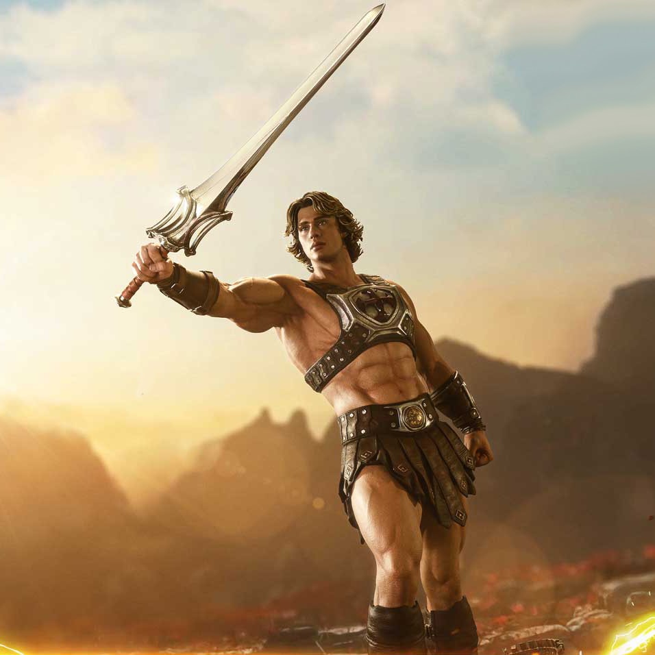 Masters of the Universe He-Man (Deluxe Version) 1:3 Scale Statue  (Prototype Shown) View 3