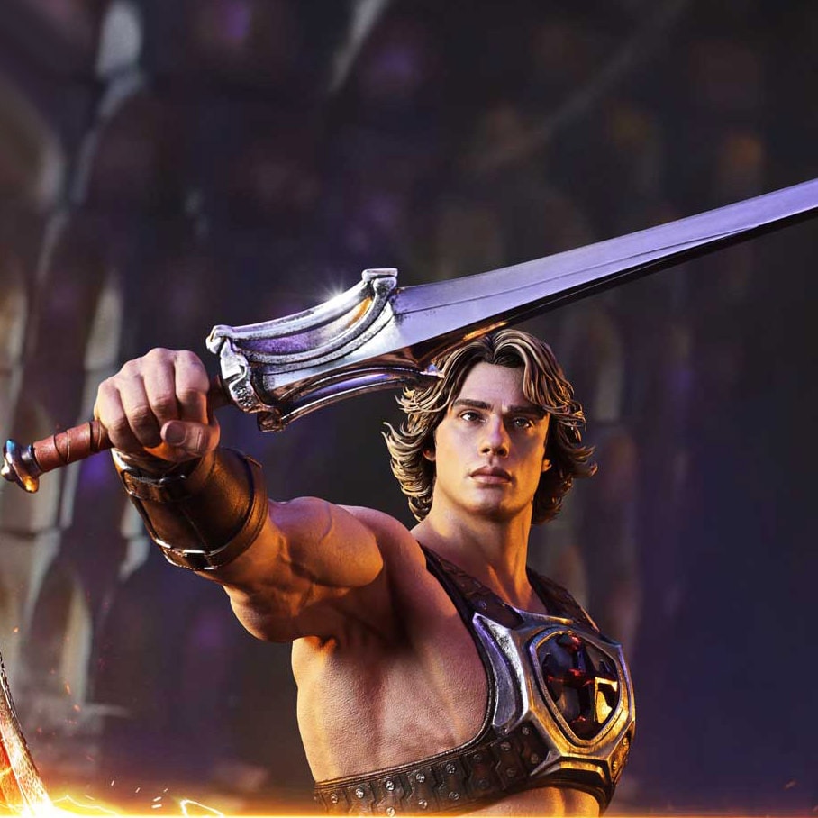 Masters of the Universe He-Man (Deluxe Version) 1:3 Scale Statue  (Prototype Shown) View 4
