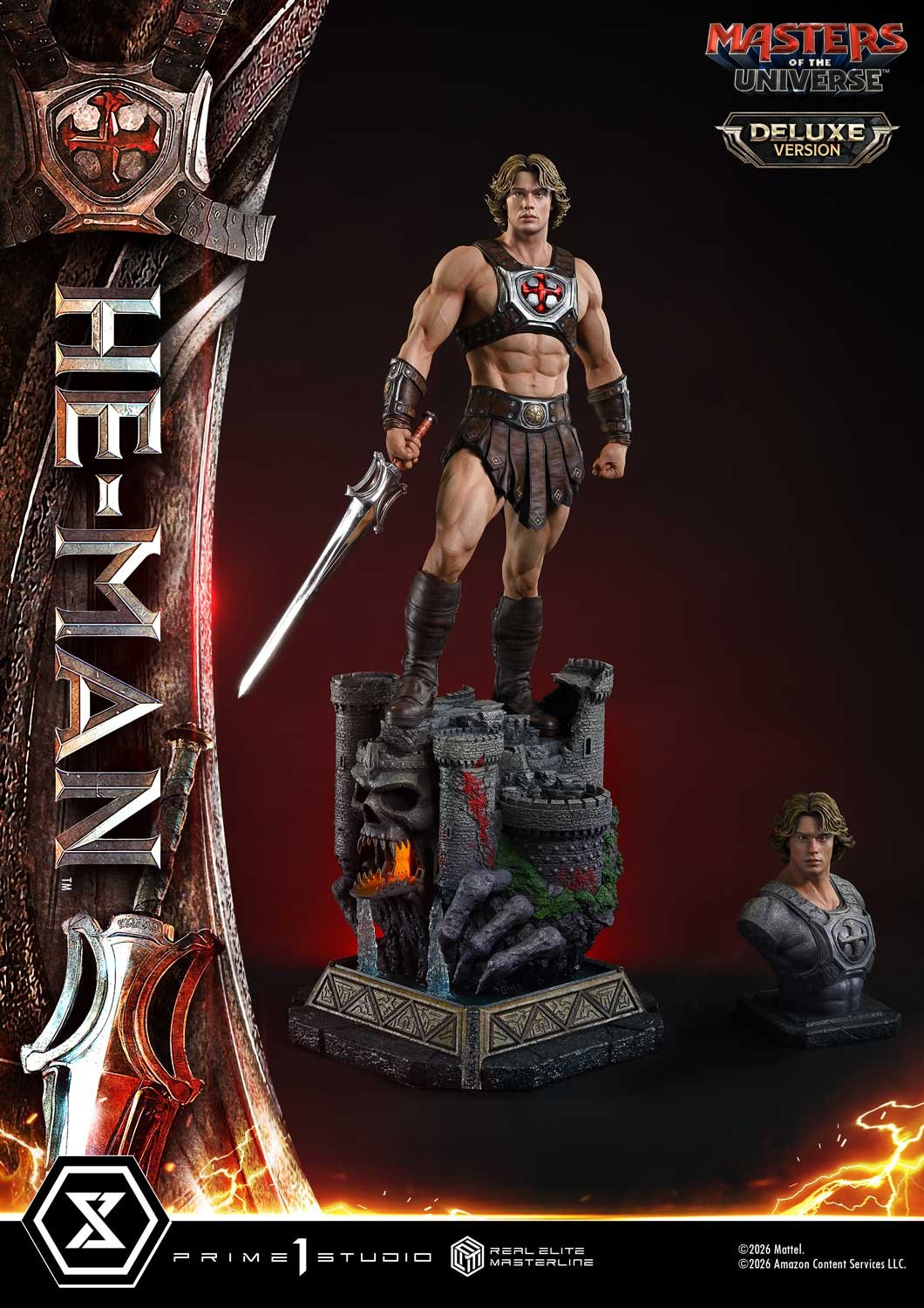 Masters of the Universe He-Man (Deluxe Version) 1:3 Scale Statue  (Prototype Shown) View 9