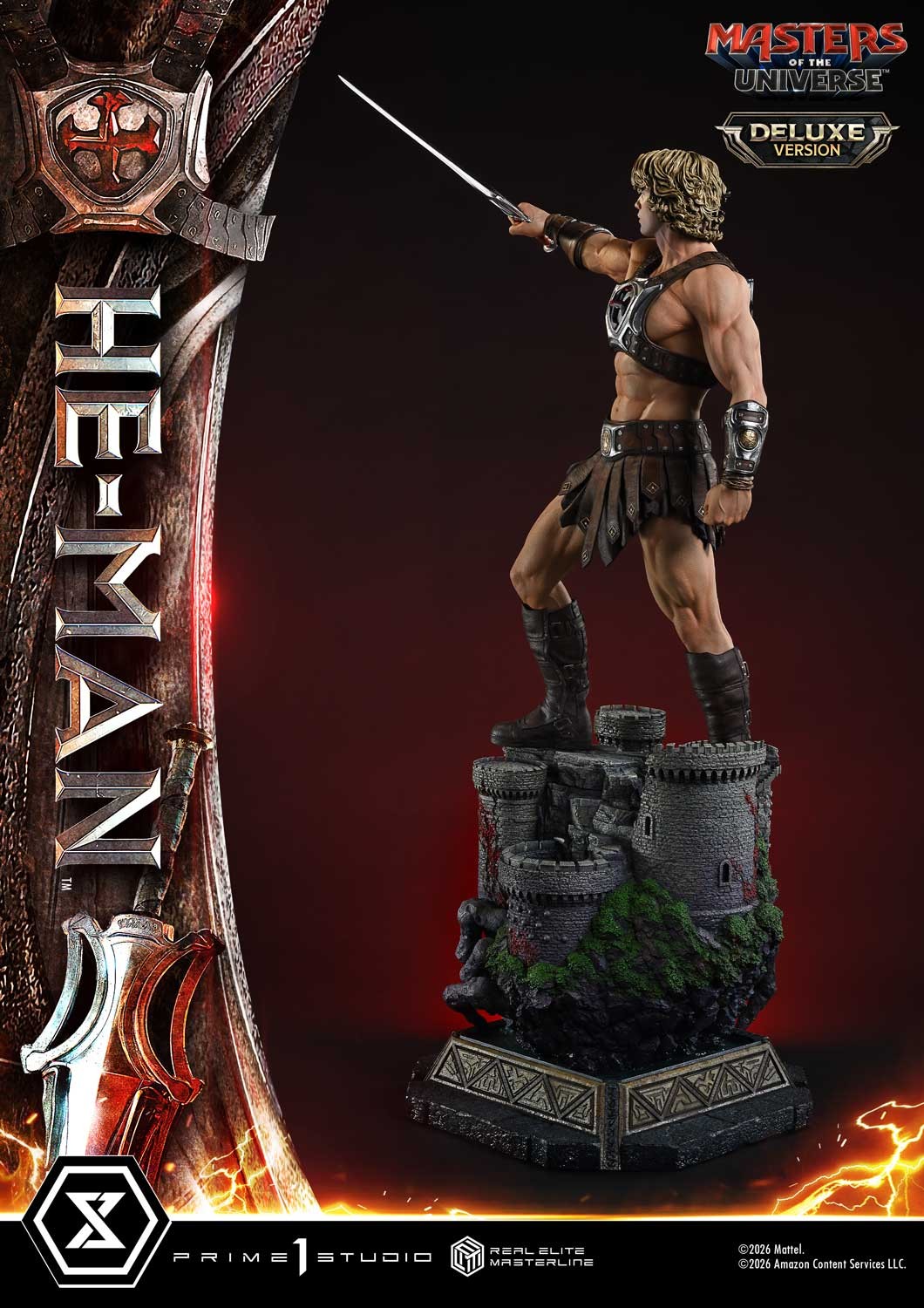Masters of the Universe He-Man (Deluxe Version) 1:3 Scale Statue  (Prototype Shown) View 12