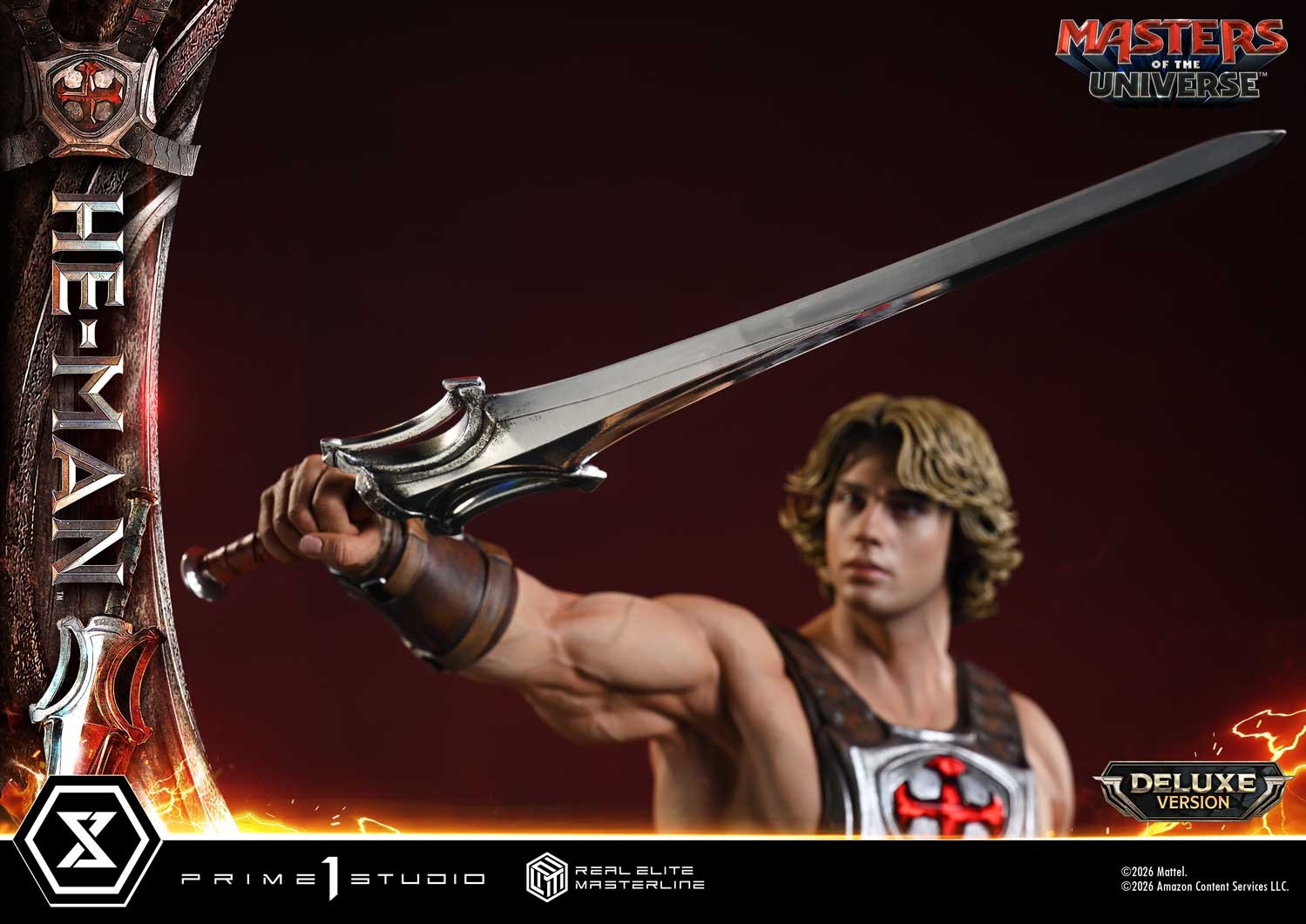 Masters of the Universe He-Man (Deluxe Version) 1:3 Scale Statue  (Prototype Shown) View 16