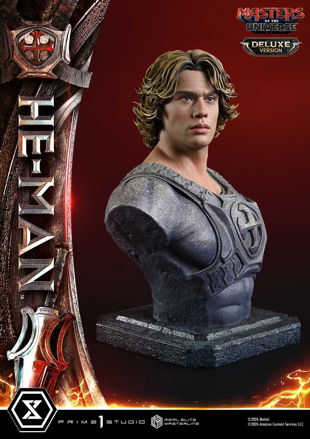 Masters of the Universe He-Man (Deluxe Version) 1:3 Scale Statue  (Prototype Shown) View 17