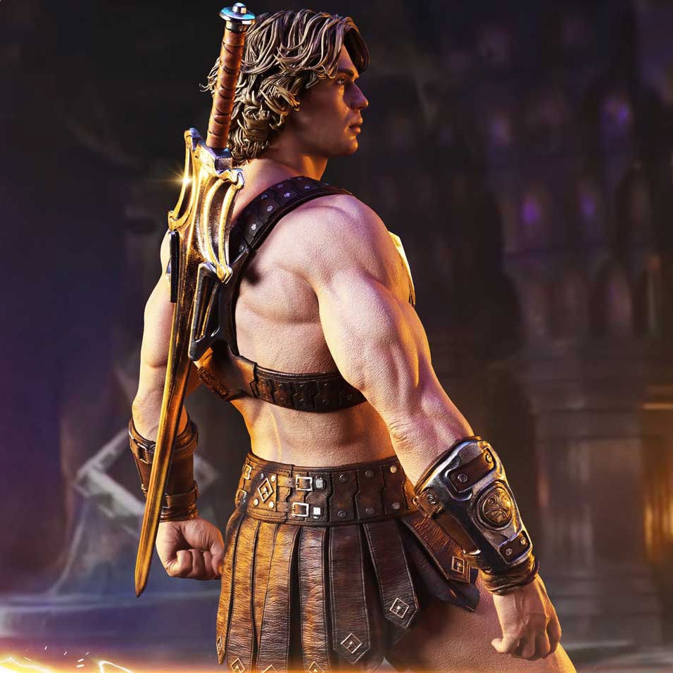 Masters of the Universe He-Man (Deluxe Bonus Version) 1:3 Scale Statue  (Prototype Shown) View 3