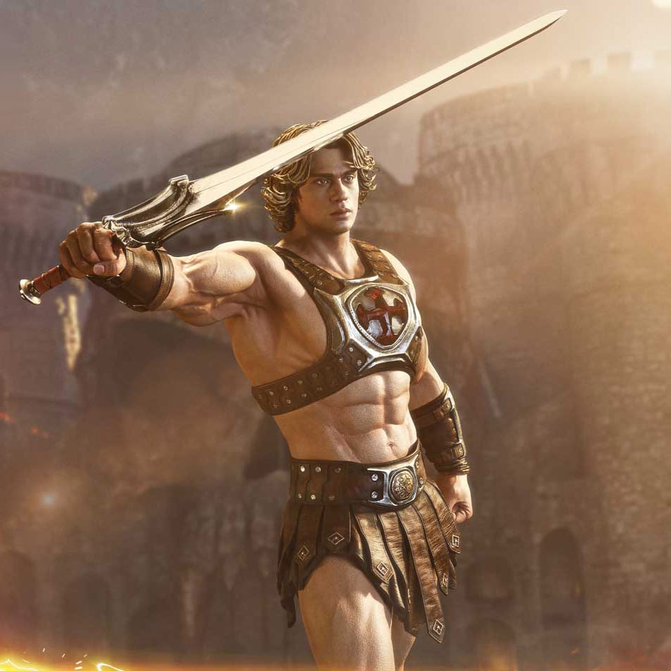 Masters of the Universe He-Man (Deluxe Bonus Version) 1:3 Scale Statue  (Prototype Shown) View 4