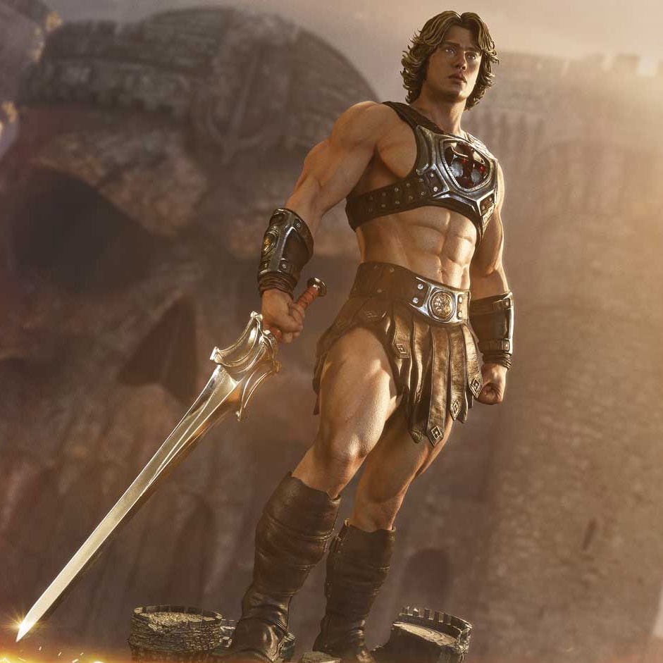 Masters of the Universe He-Man (Deluxe Bonus Version) 1:3 Scale Statue  (Prototype Shown) View 5