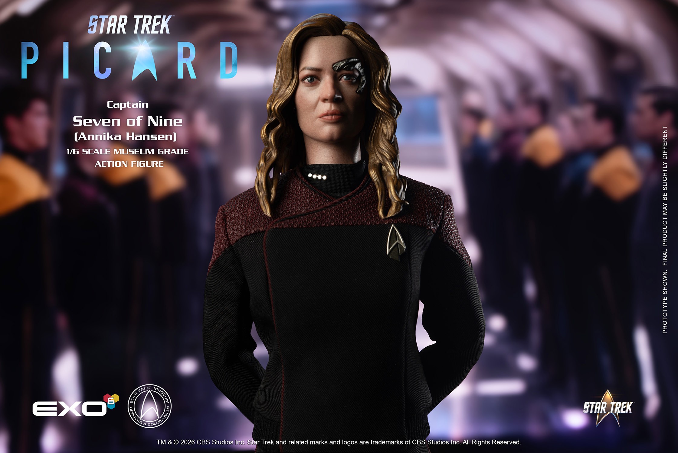 Star Trek Captain Seven of Nine Sixth Scale Figure  (Prototype Shown) View 1