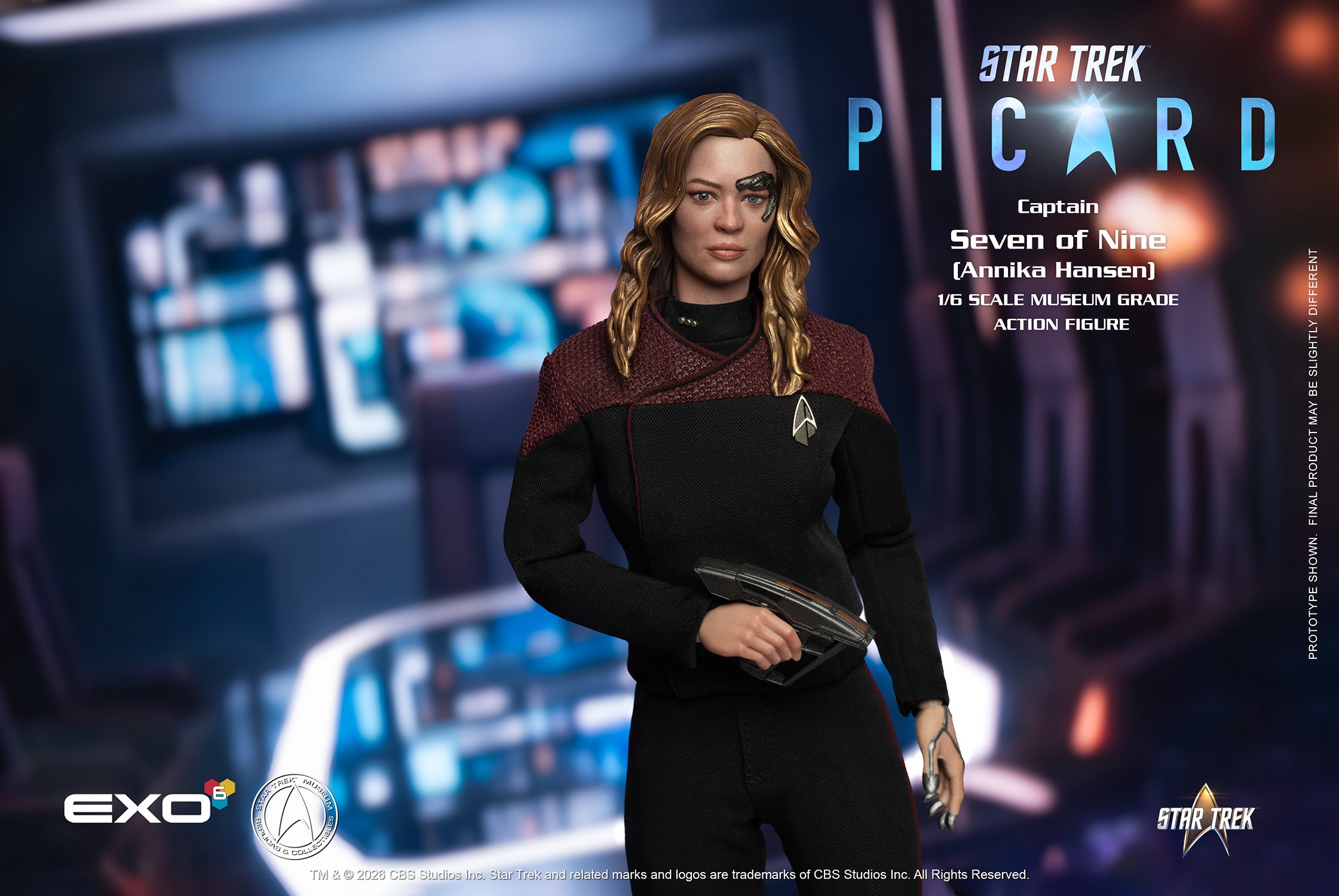 Star Trek Captain Seven of Nine Sixth Scale Figure  (Prototype Shown) View 6