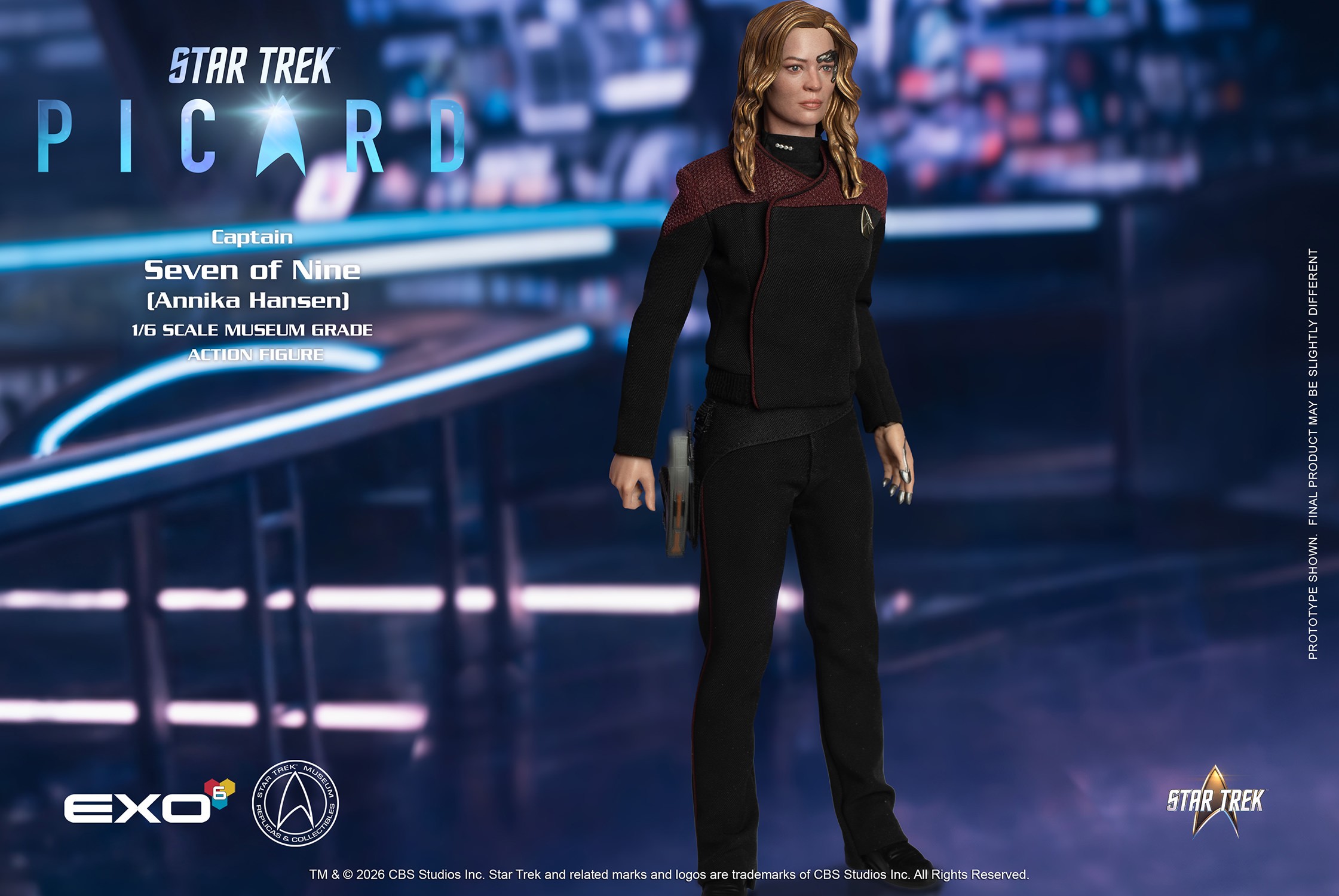 Star Trek Captain Seven of Nine Sixth Scale Figure  (Prototype Shown) View 7