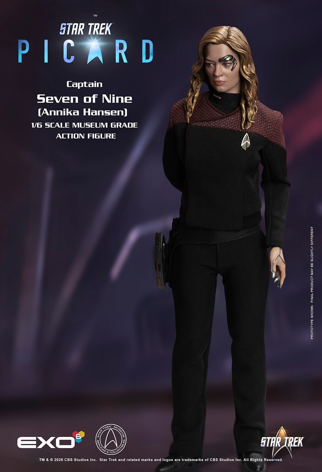 Star Trek Captain Seven of Nine Sixth Scale Figure  (Prototype Shown) View 8