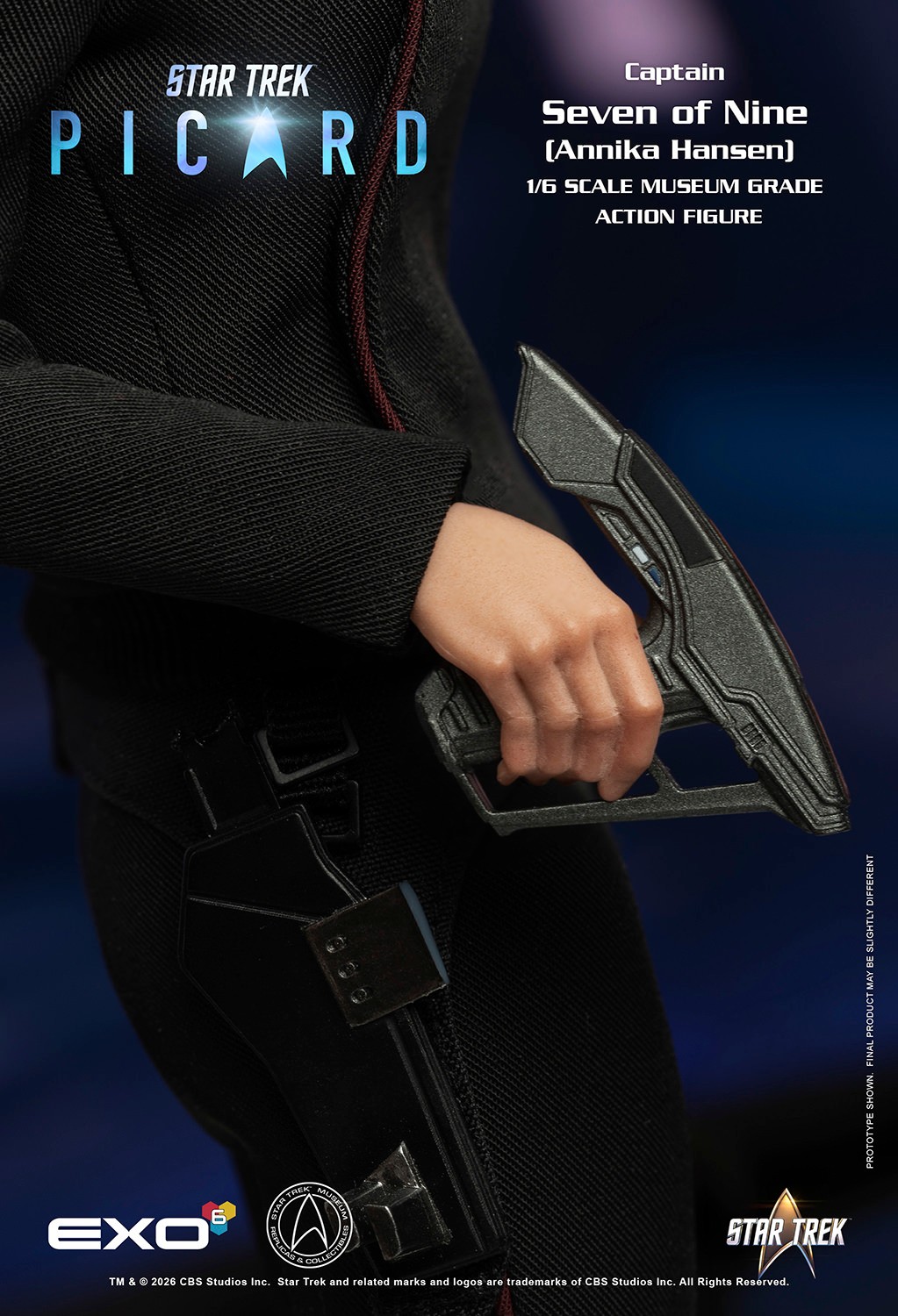 Star Trek Captain Seven of Nine Sixth Scale Figure  (Prototype Shown) View 9