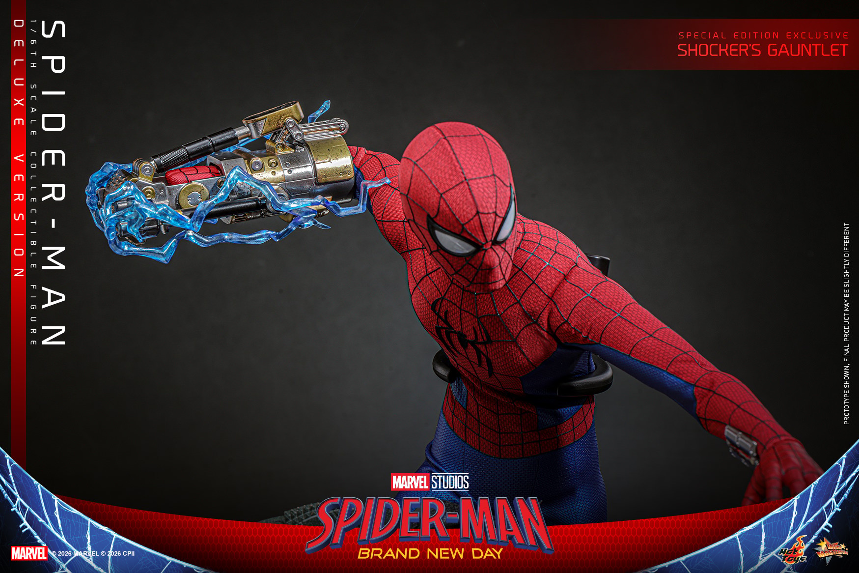 Marvel Spider-Man (Deluxe Version) (Special Edition) Sixth Scale Figure  Exclusive Edition (Prototype Shown) View 4