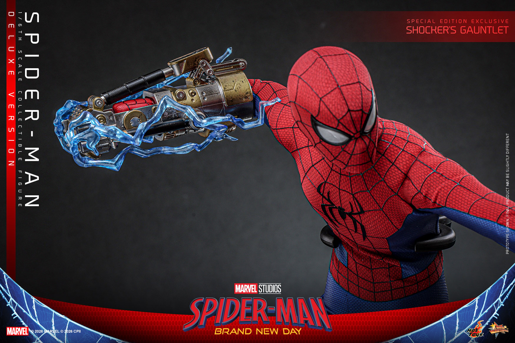 Marvel Spider-Man (Deluxe Version) (Special Edition) Sixth Scale Figure  Exclusive Edition (Prototype Shown) View 5