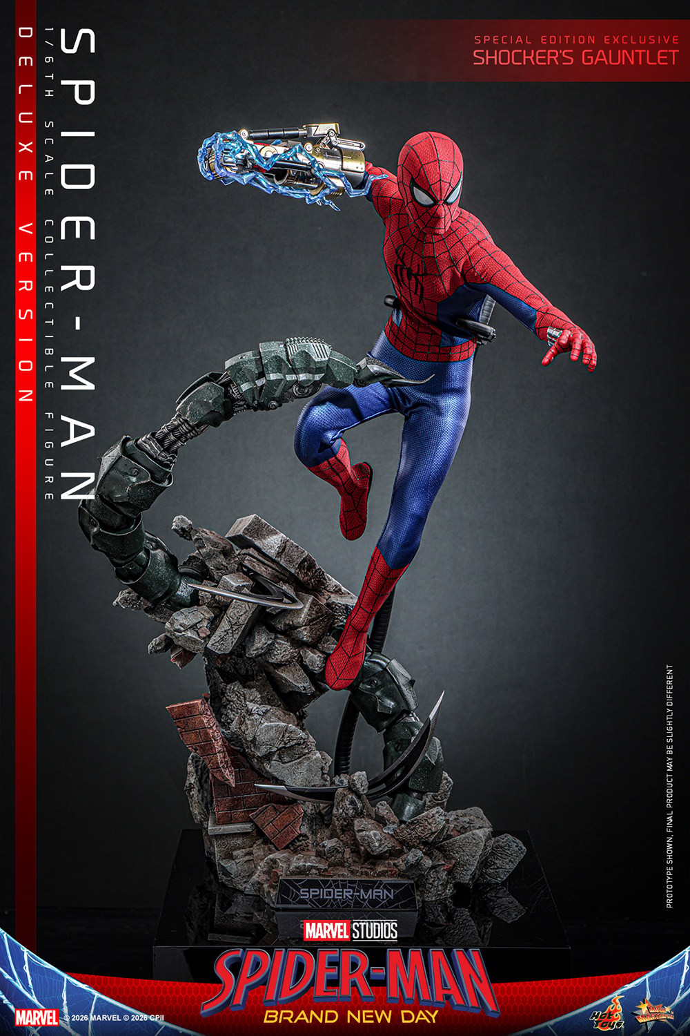 Marvel Spider-Man (Deluxe Version) (Special Edition) Sixth Scale Figure  Exclusive Edition (Prototype Shown) View 1