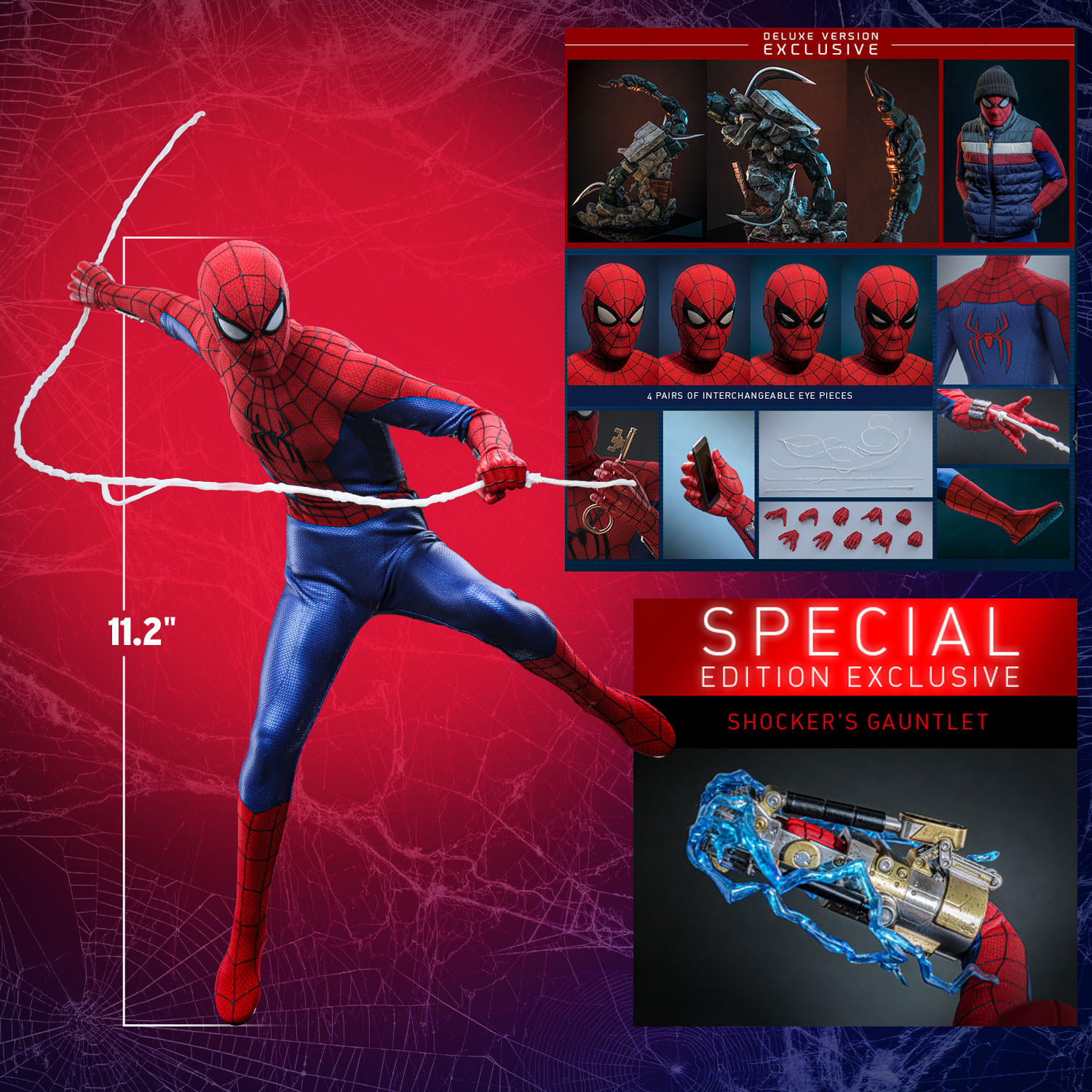 Marvel Spider-Man (Deluxe Version) (Special Edition) Sixth Scale Figure  Exclusive Edition (Prototype Shown) View 2