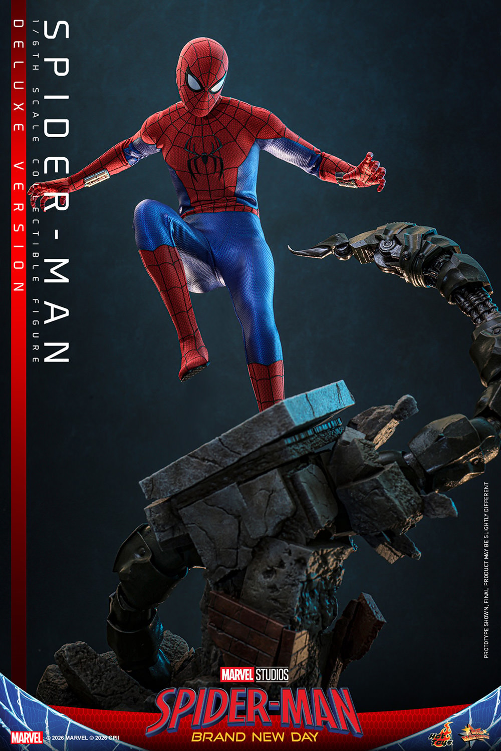 Marvel Spider-Man (Deluxe Version) Sixth Scale Figure  (Prototype Shown) View 4